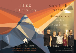 Jazz auf dem Berg 2 - Webposter